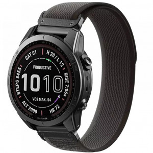  Ремінець Tech-Protect Nylon для Garmin Fenix 5 | 6 | 6 Pro | 7 Black Orange (9319456606751)
